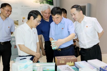 要闻 | 黄冈市委副书记、政法委书记帅燮琅一行莅临JDB电子纸业调研领导